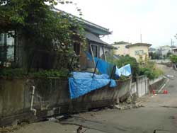 内陸部の被害状況