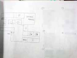 8階避難所間取り図