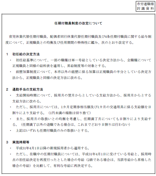 市労連職場討議資料